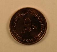 Zjednoczone Emiraty Arabskie 5 filsów 2001 UNC