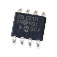 25LC512-I/SN PAMIĘĆ EEPROM SPI 64kx8bit 2.5-5.5V