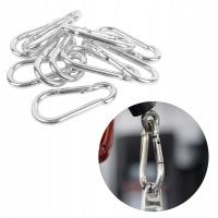 10x KARABIŃCZYK DO LIN UCHWYT HAK ZAPINKA 50mm