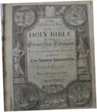 HOLY BIBLE or the Old and New Testament. БИБЛИЯ -