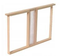 Ramka separacyjna WIELKOPOLSKA prosta do izolacji matki pszczelej