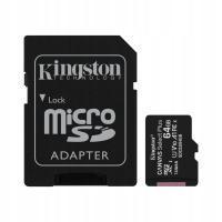 Kingston Canvas Plus Karta 64GB micro SDXC 100MB/s