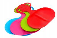 Пластиковые сани скользят сани для детей яблочный слайдер смешанные цвета