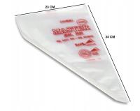 Rękaw Cukierniczy Jednorazowy Dekorator Duży Pojemny Tort 100 Szt. - 34 Cm