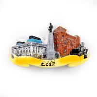 Magnes malowany panorama Łódź