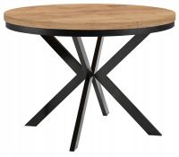 Stół okrągły ENDO PLUS rozkładany 100/200 loft salon