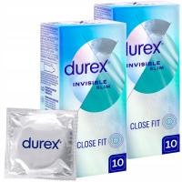 Презервативы DUREX INVISIBLE CLOSE FIT тонкие и облегающие 20 шт.