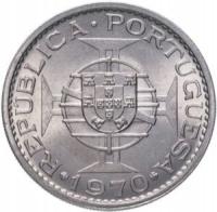 5 Эскудо португальского Тимора 1970 Монетный Двор (UNC)