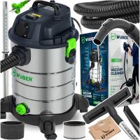 ПРОМЫШЛЕННЫЙ ПЫЛЕСОС МАСТЕРСКОЙ ВЛАЖНЫЙ СУХОЙ HEPA ЗОЛЫ ГИПС СИЛЬНЫЙ 1600W