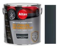 ALTAX FARBA ANTYPOŚLIZGOWA DO PODŁÓG BETONOWYCH ANTRACYT R7016 PÓŁMAT 2.5L