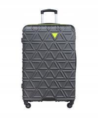 Большой дорожный чемодан на колесиках жесткий ABS PUCCINI Антрацит серый ABS018A8