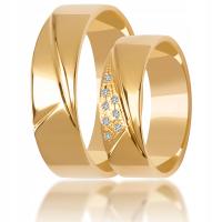 Золотые обручальные кольца-пара PR 333 5 мм бесшовные!!