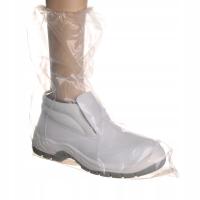 Ochraniacze na buty obuwie foliowe jednorazowe wysokie ATEST 10szt. 5par
