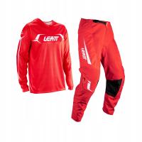 Leatt strój moto cross enduro atv Red S