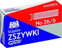 Zszywki 26/6 GRAND 1000 szt.