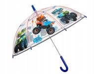 Cool Kids, Dziecięcy refleksyjny daždnik Trucks Transparent, 15637