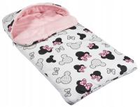 Хлопковый спальный мешок с капюшоном для коляски Minky RU