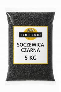 Soczewica czarna BELUGA 5 kg – premium, do sałatek i dań wege | Top Food