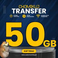 TRANSFER CHOMIKUJ 50GB | DOSTAWA AUTOMATYCZNA W 5 MINUT