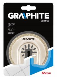 Brzeszczot półokrągły do ceramiki diamentowy 65mm do narzędzia welofunkcyjn