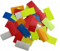 Светоотражающие самоклеющиеся наклейки MIX 30шт