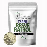 RESVERATROL NATURALNY CZYSTY TRANS RESWERATROL 20g RDESTOWIEC
