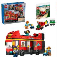 LEGO City 60407 Czerwony autobus 30584 Pociag świąteczny WYMARZONY PREZENT