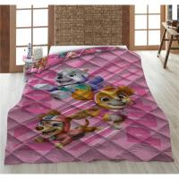 narzuta pikowana Psi Patrol Boss, kołdra 140x200cm