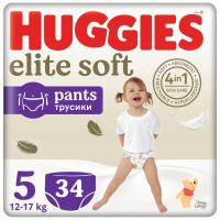 Подгузники HUGGIES Elite Soft размер 5 34шт