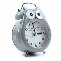 СОВА СЕРЫЙ БУДИЛЬНИК ДЛЯ ДЕТЕЙ БУДИЛЬНИК