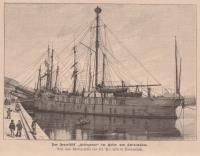 Świnoujście Swinemunde statek Adlergrund 1887 r.