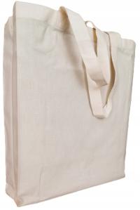 TORBA BAWEŁNIANA poszerzane DNO I BOKI EKO ECRU