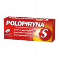 Polopiryna S 300 mg 20 tabl. przeciwgorączkowe przeciwbólowe przeciwzapalne