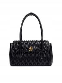 Torebka damska Badura Elegancka Stylowa na zamek CEO-ALESSIA-RX8843 Czarna