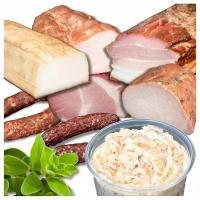 Домашние колбасные изделия традиционные копчености домашний Бастион вкус набор колбасных изделий