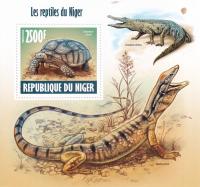 Niger 2013 ** cena 5,90 zł kat.8€ - gady, blok