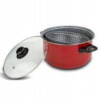 NAVA garnek z sitkiem do gotowania na parze frytek 22 cm TAURUS
