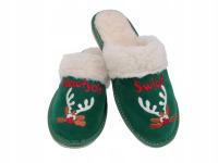 Kapcie Pantofle z reniferem - Prezent