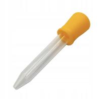 Пипетка 5 мл детская пластиковая капельница желтая