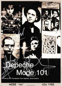 DEPECHE MODE (1989) UNIKAT PREMIUM - Autografy !