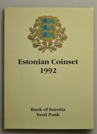 Estonia - zestaw monet obiegowych 1992 - blister #19