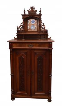 zabytkowa BIELIŹNIARKA eklektyczna z lustrem XIX w