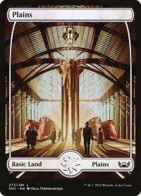 MtG: Plains (V.2) (SNC) *foil*