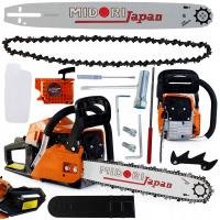 ПИЛА ВЫХЛОПА 3.9 КМ БЕНЗОПИЛА 45СМ ПОЛНЫЙ ВАРИАНТ 52CC