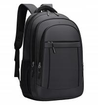 Мужской рюкзак для работы в школе, школьный рюкзак для ноутбука, водонепроницаемый серый большой