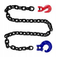 8мм крюк с цепью 1м для деревянного рывка