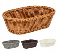 KOSZYK OWALNY 24x16x7cm MIX KOLORÓW NA CHLEB SZTUĆCE CIASTO KOSZYCZEK