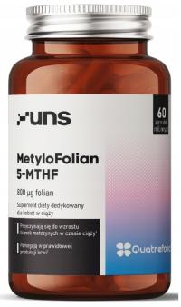 UNS MetyloFolian 5-MTHF 800mcg folian 60 kapsułek