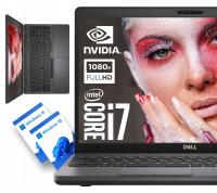 Mocny Gamingowy Laptop Dell i7 6x4,6GHz Nvidia MX150 16GB SSD 512GB 15