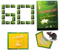 Zestaw 60 Lep na Myszy Szczury Myszołapka Mocna Łapka Lep Silny Klej AROMAT